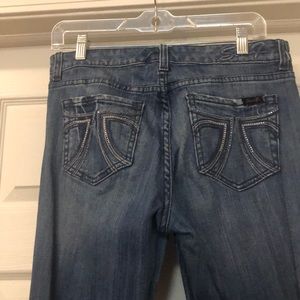 Seven7 sequence back pocket jeans